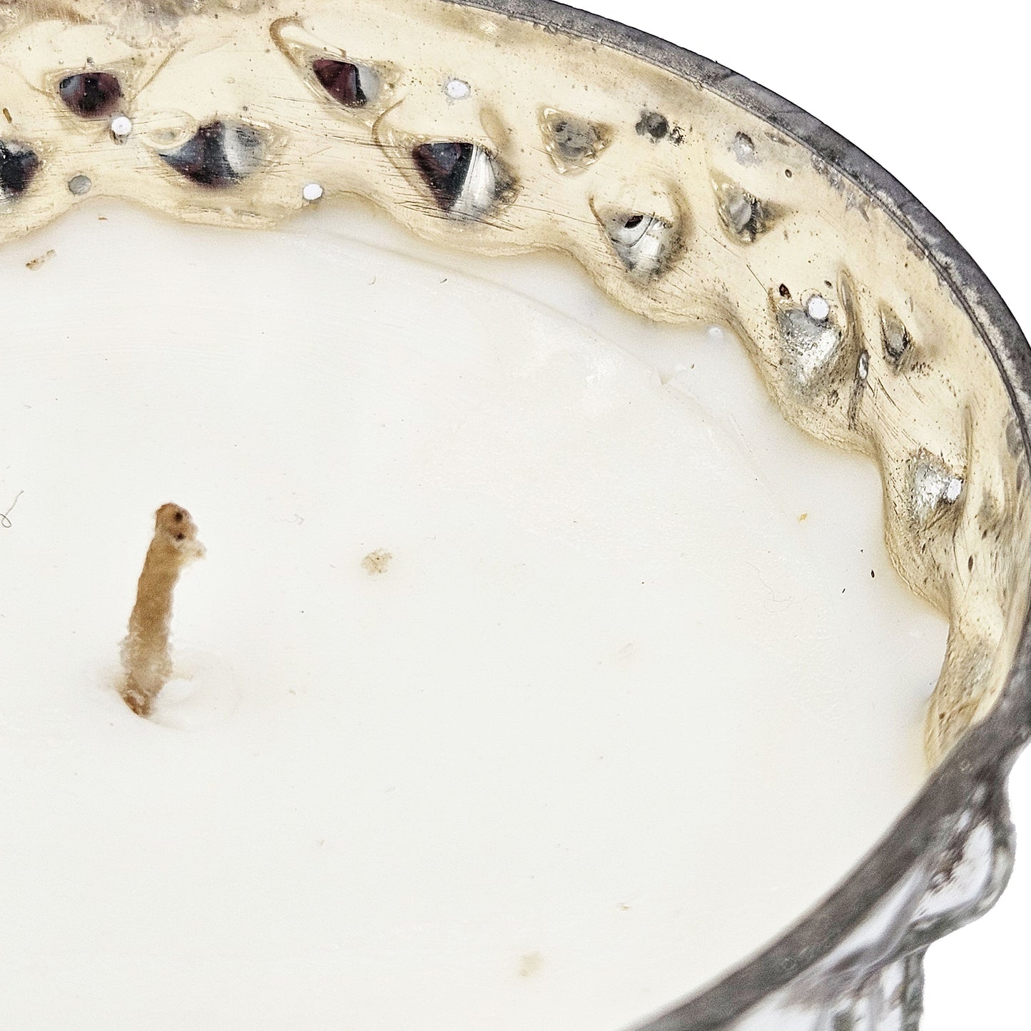 Vela de cera de soja perfumada en vaso (juego de 4) - Plateada