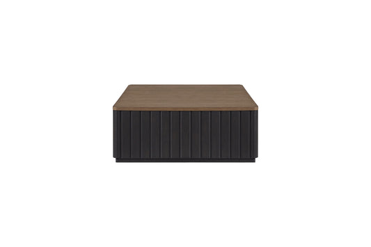 Mesa de cóctel Channel con ruedas, color negro