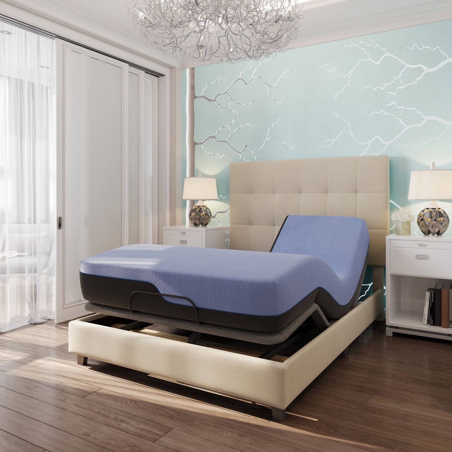 Refresh - 12" Flex Head Hybrid Cooling Gelcare Memory Foam And Coil Mattress