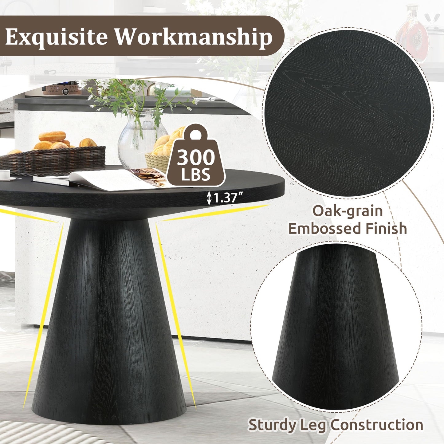 Round Dining Table For Living Room