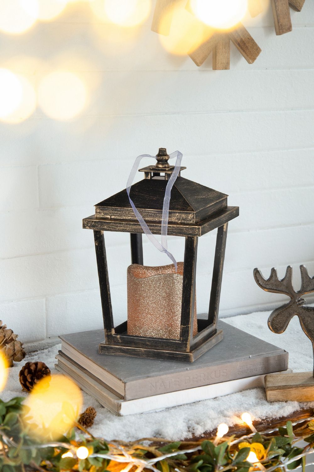 Menifee - Lantern With Led Candle (Set of 2)