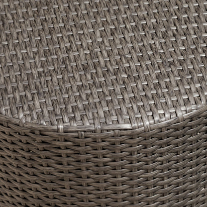 Keaton - Barrel Side Table - Gray