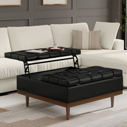 Mariah - Otomana elevable tapizada con almacenamiento