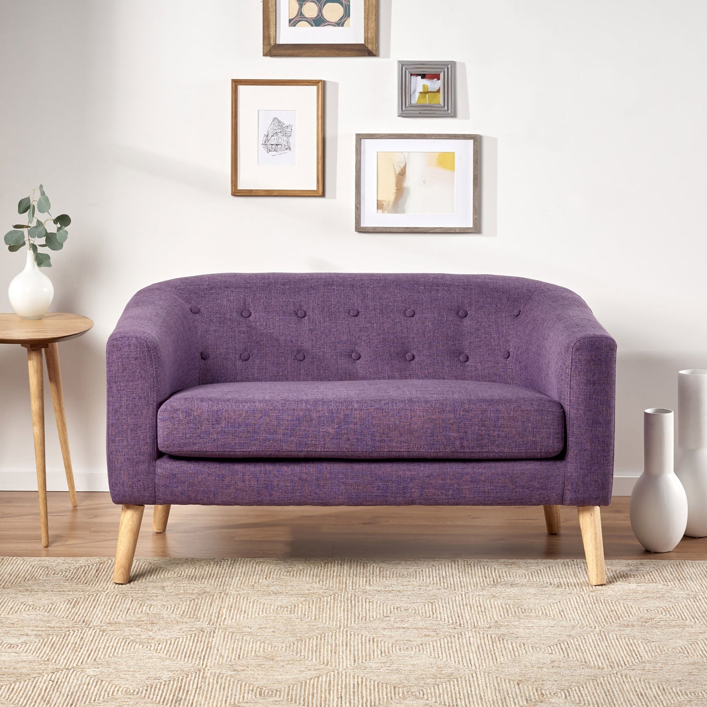 Modern Design Style Loveseat