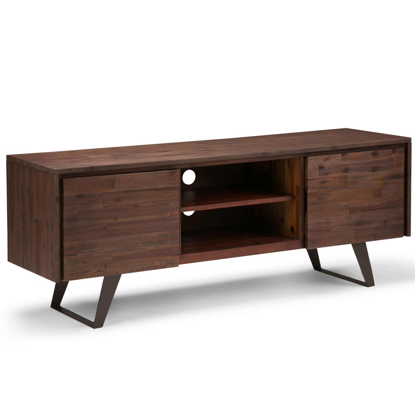 Lowry - Soporte para TV - Marrón carbón envejecido