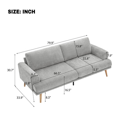 3 Seater Sofa For Living Room - Gray