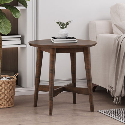 Mid Century Modern End Table - Brown