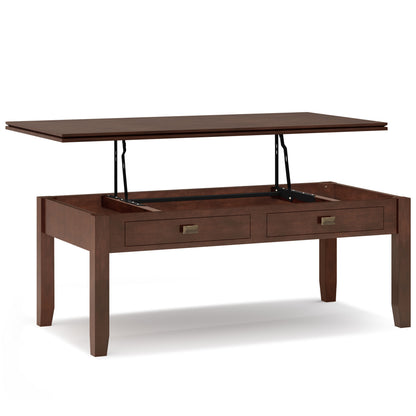 Artisan - Mesa de centro elevable - Marrón rojizo