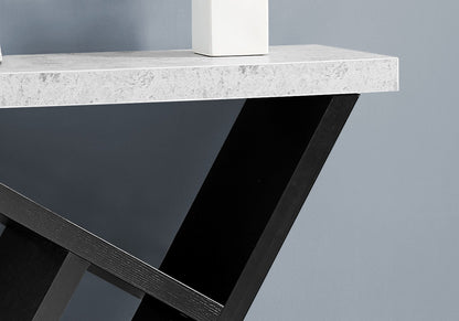 Mesa consola decorativa para entrada, amplia superficie, contemporánea y moderna.
