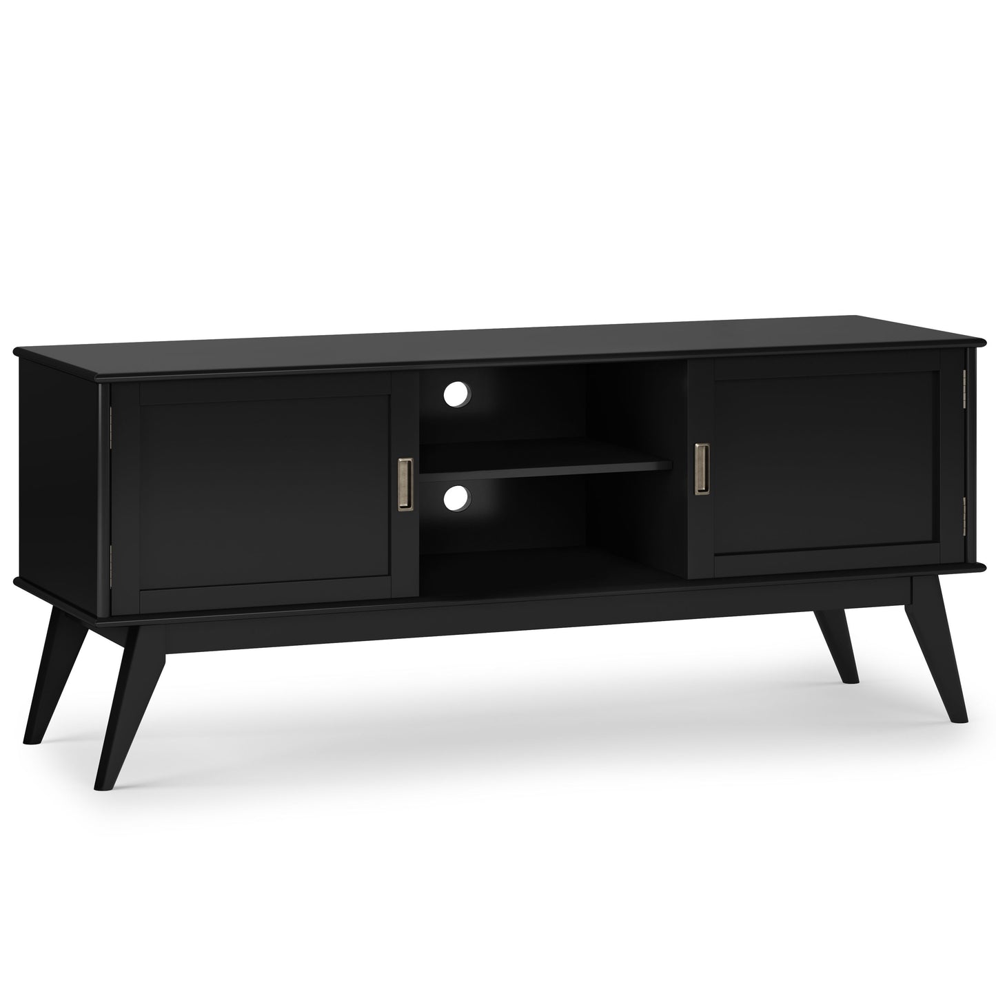 Draper - Mueble para TV bajo de mediados de siglo, hecho a mano