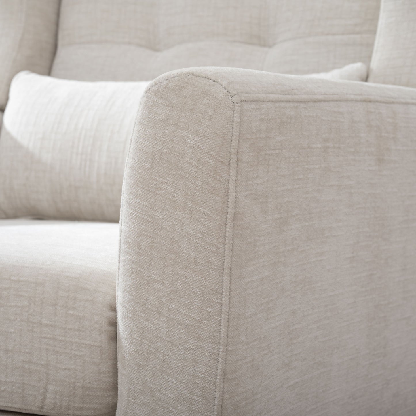 Sillón moderno con acento tapizado y relleno de espuma, cómodo sillón de lectura, moderno de mediados de siglo con tela de chenilla, sillón para sala de estar y dormitorio.