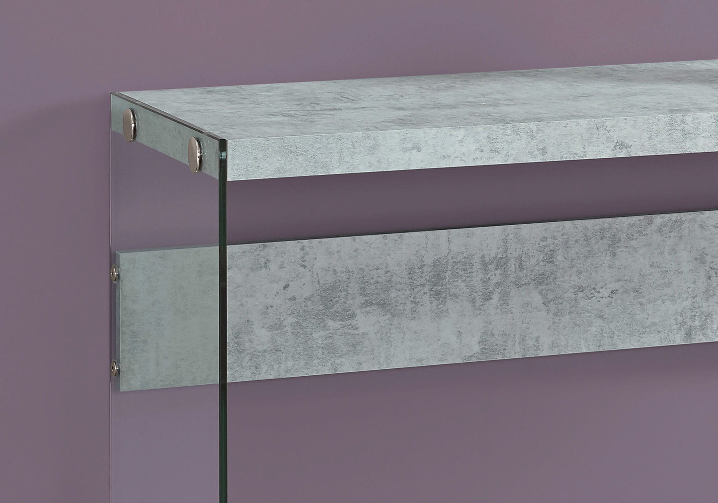 Mesa consola auxiliar para entrada, superficie brillante y espaciosa