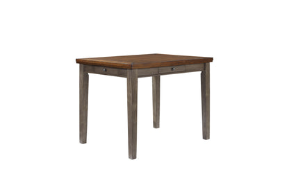 Counter Height 2 Tone 4 Drawer Dining Table - Gray