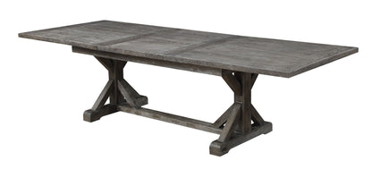Dining Table With Butterfly Leaf - Gray