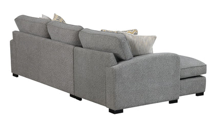 Right Side Facing Chaise Sectional - Gray - Wood