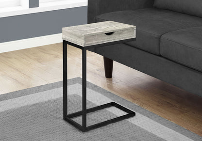 Mesa auxiliar en forma de C, diseño contemporáneo y elegante