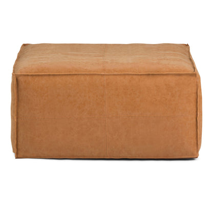 Brody - Puf cuadrado grande para mesa de centro