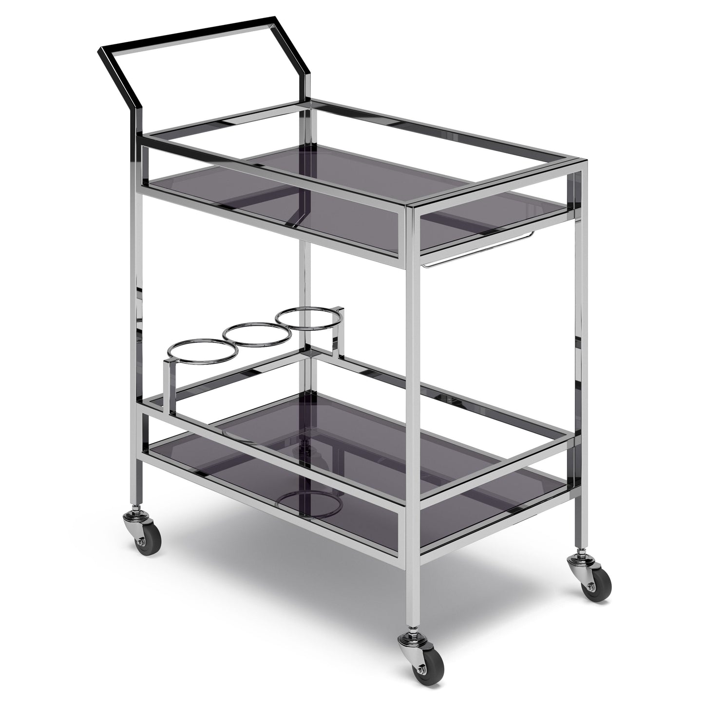 Watts - Carrito de bar - Cromado