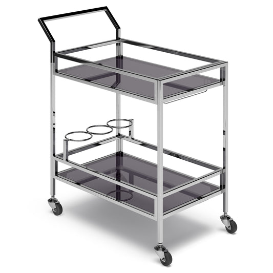 Watts - Carrito de bar - Cromado
