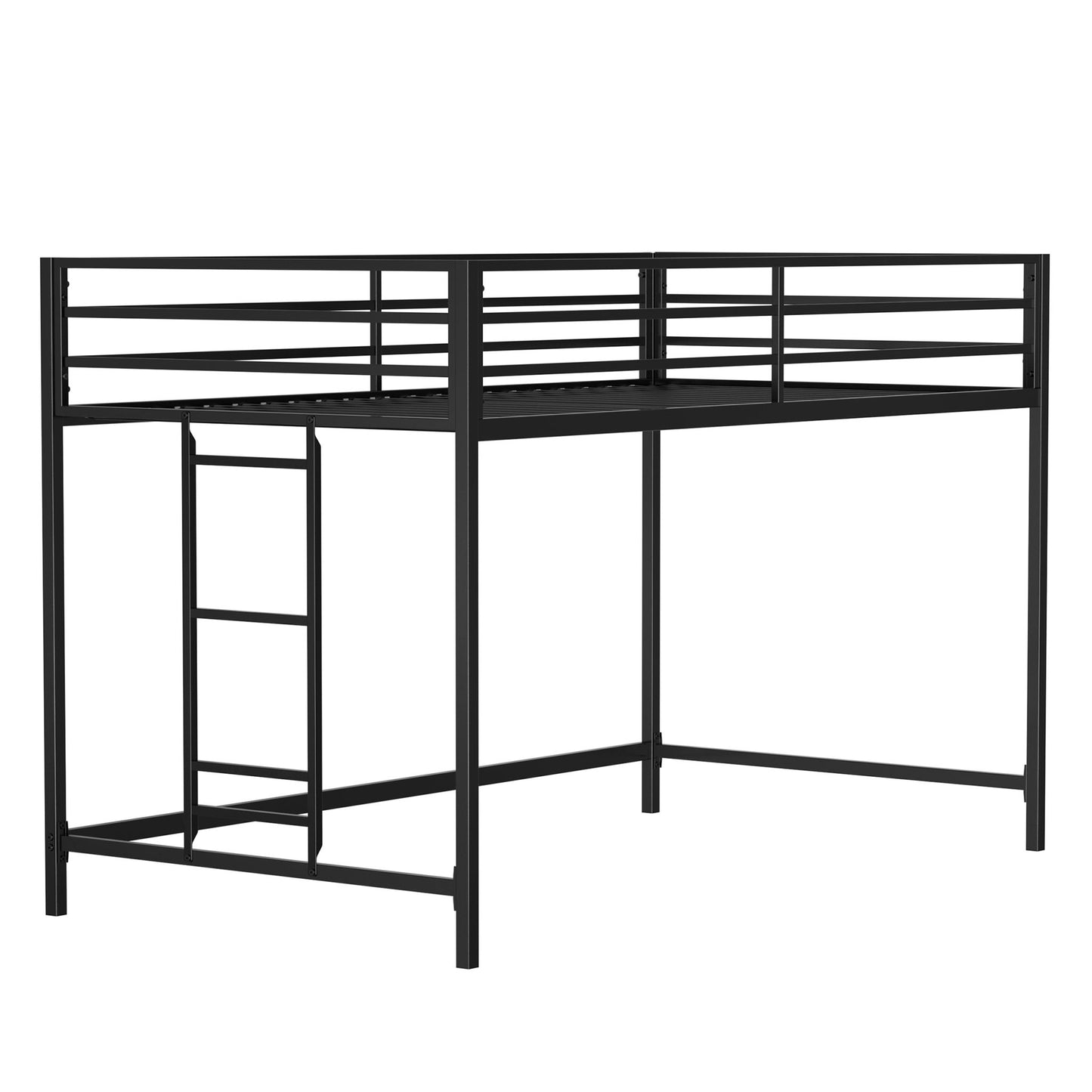 Adam - Litera doble tipo loft junior - Negro