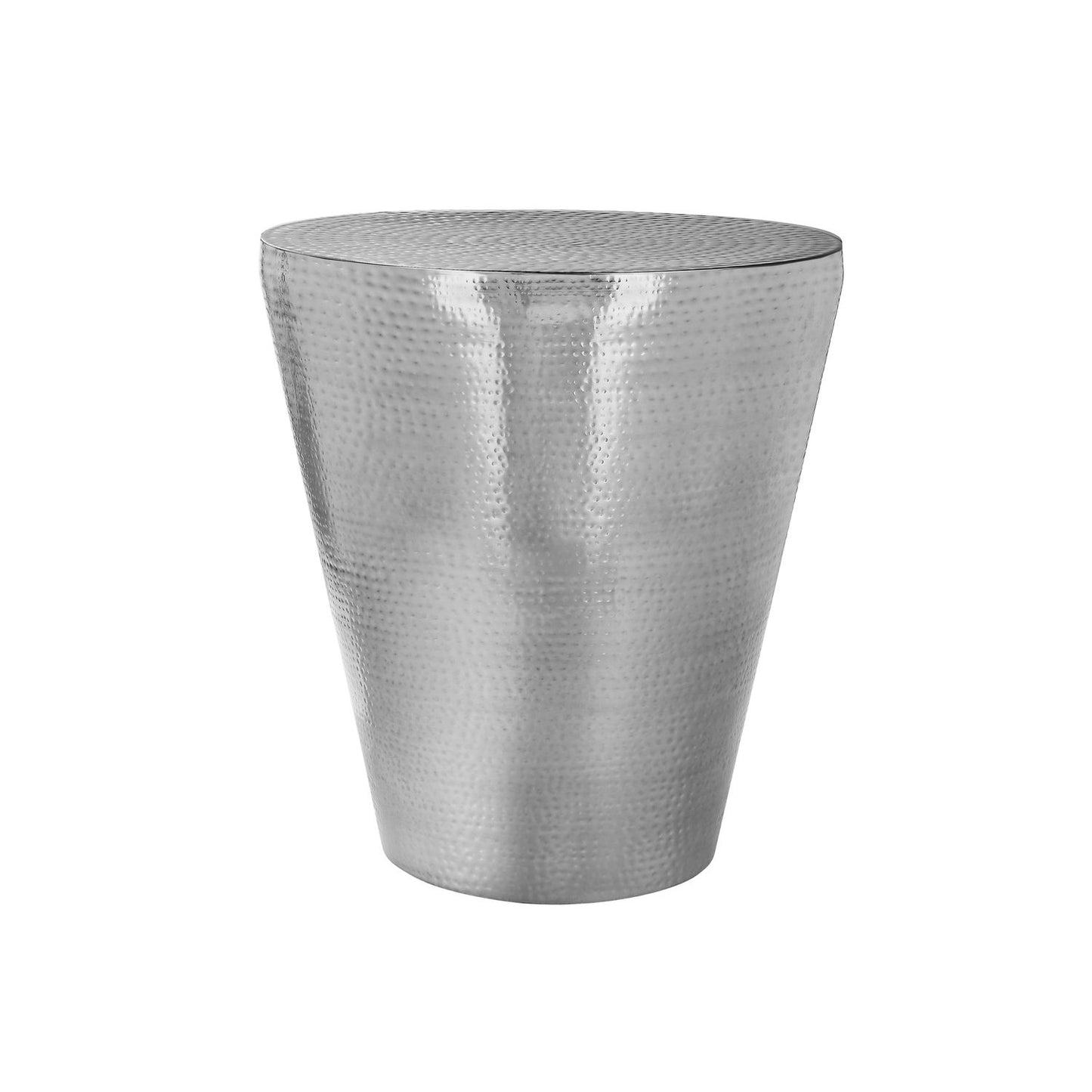 Mesa auxiliar con acento de tambor, diseño elegante