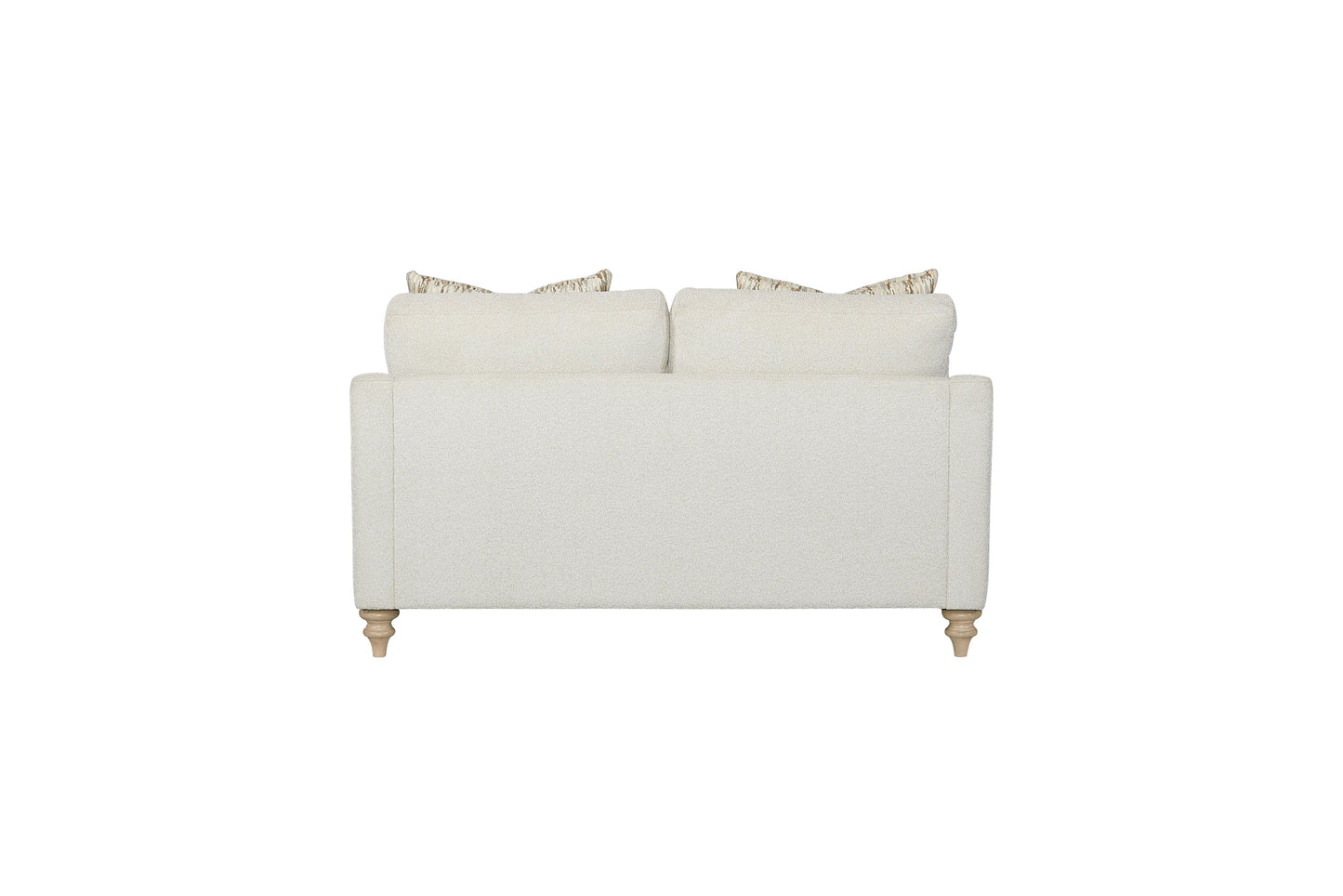Loveseat reversible con dos cojines - Blanco roto