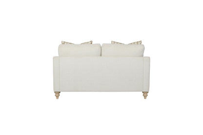 Loveseat reversible con dos cojines - Blanco roto