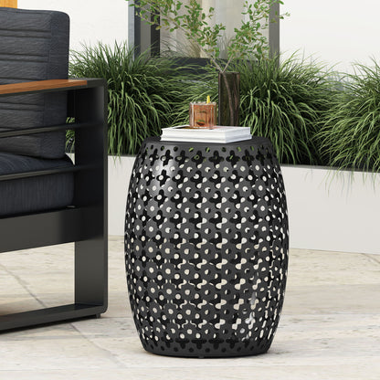 Modern Design, Metal End Table, Large