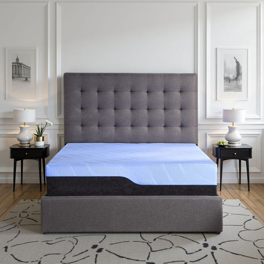 Refresh - 12" Hybrid Cooling Gelcare Memory Foam And Coil Mattress