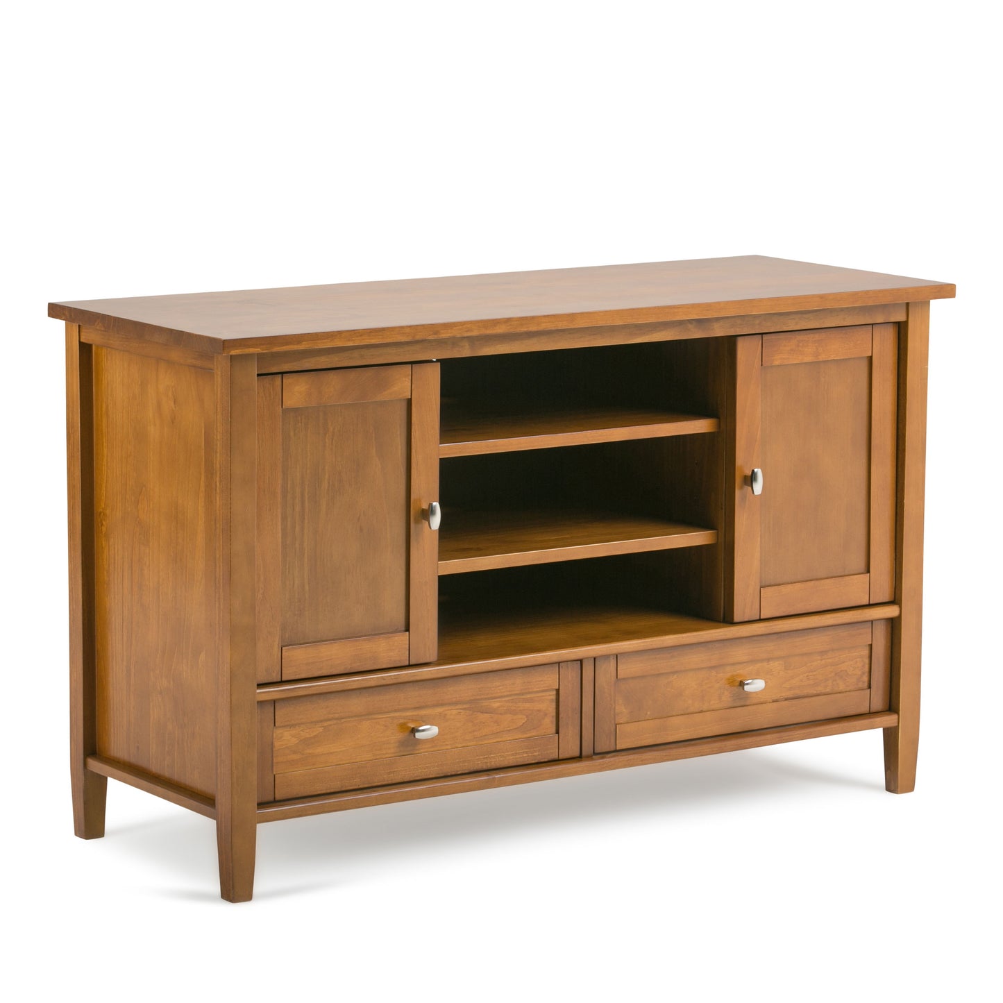 Warm Shaker - Soporte para TV de estilo transicional