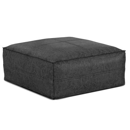 Brody - Puf cuadrado grande para mesa de centro