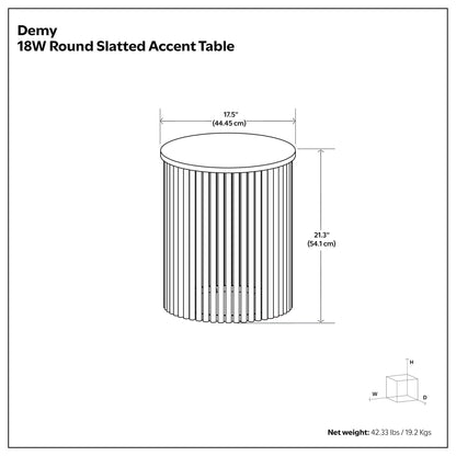 Demy - Mesa auxiliar de metal hecha a mano