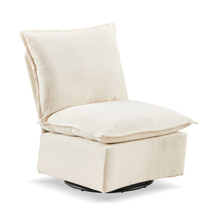 Detachable Single 360 Swivel Rocking Rocker, 360 Swivel Sofa Chair & Single Sofa Lounge, Comfortable Seating For Living Room & Bedroom Sofa 1 Piece