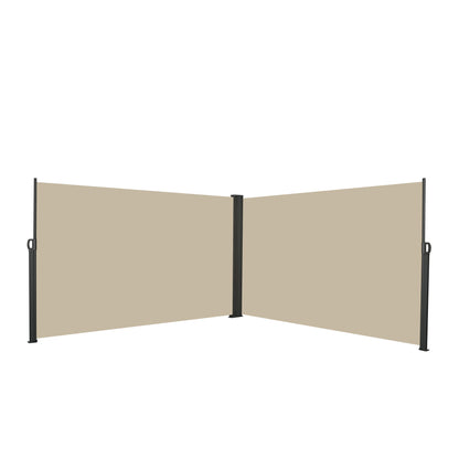 Retractable Side Awning, Waterproof And UV Resistant, Privacy Screen For Patio