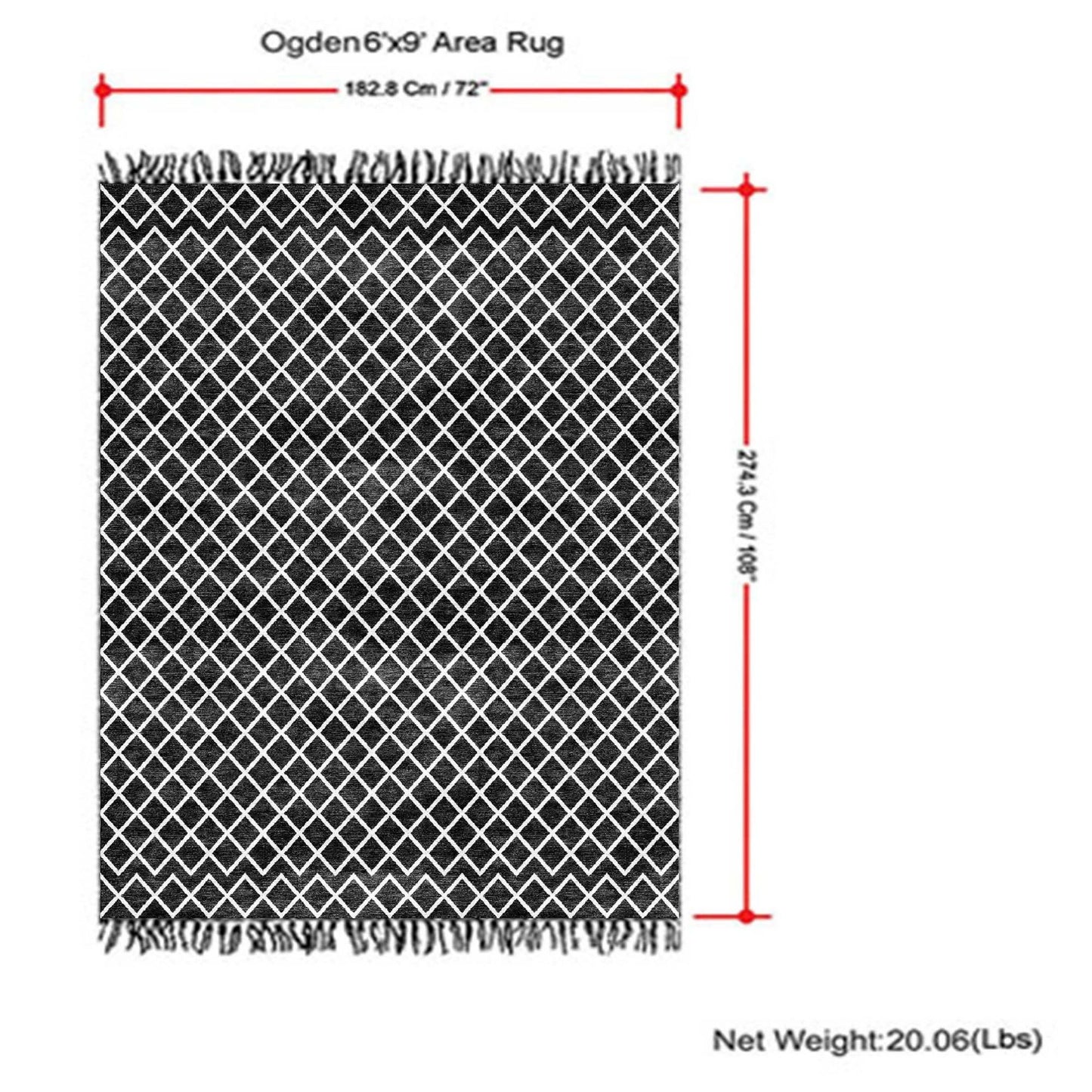 Ogden - 6' X 9' Area Rug - Ivory