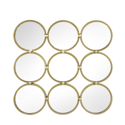 Contemporary Decorative Mirror With Mininalist Style For Bedroom, Liveroom & Entryway - Champagne
