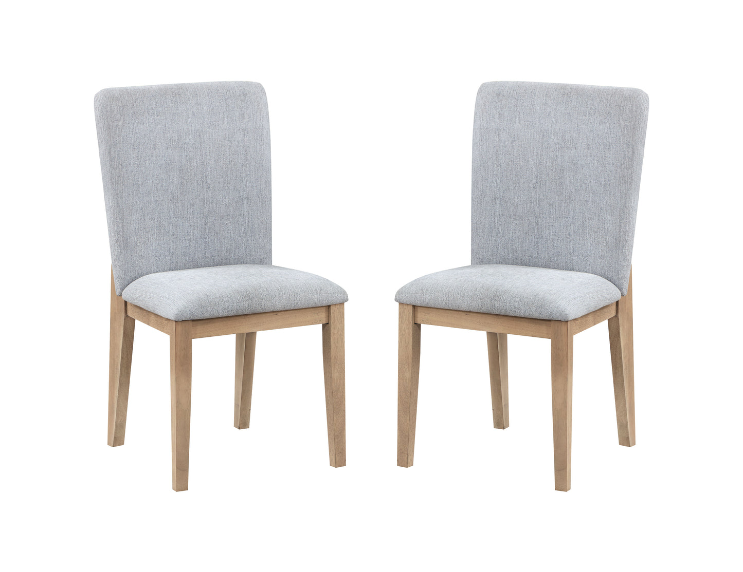 Caspian - And Oak Finish Dining Chair (Set of 2) - Gray