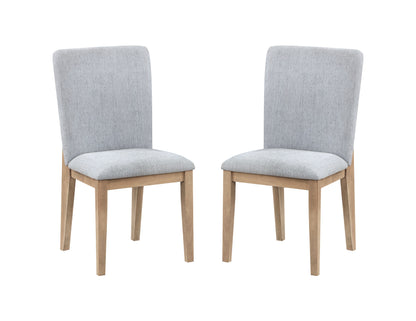Caspian - And Oak Finish Dining Chair (Set of 2) - Gray