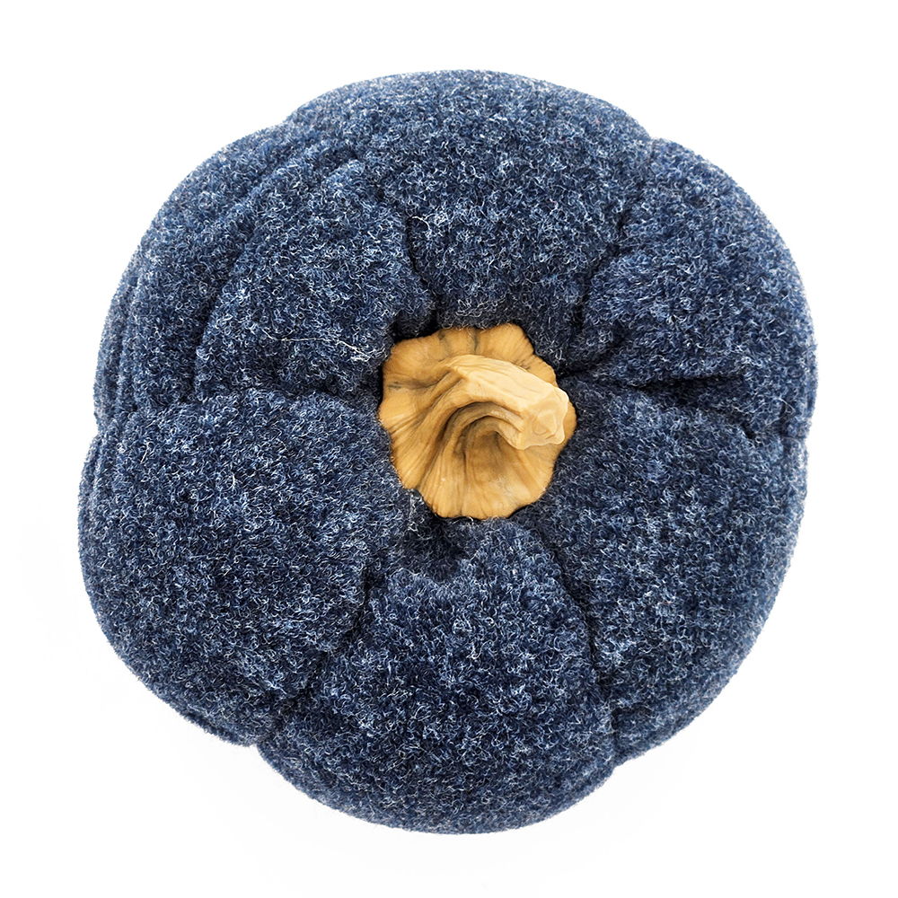 Adorno de calabaza para el Festival de la Cosecha, el Festival de Otoño y el Día de Acción de Gracias (juego de 3) - Azul