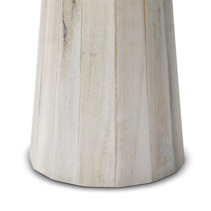 Dayton - Mesa auxiliar de madera hecha a mano