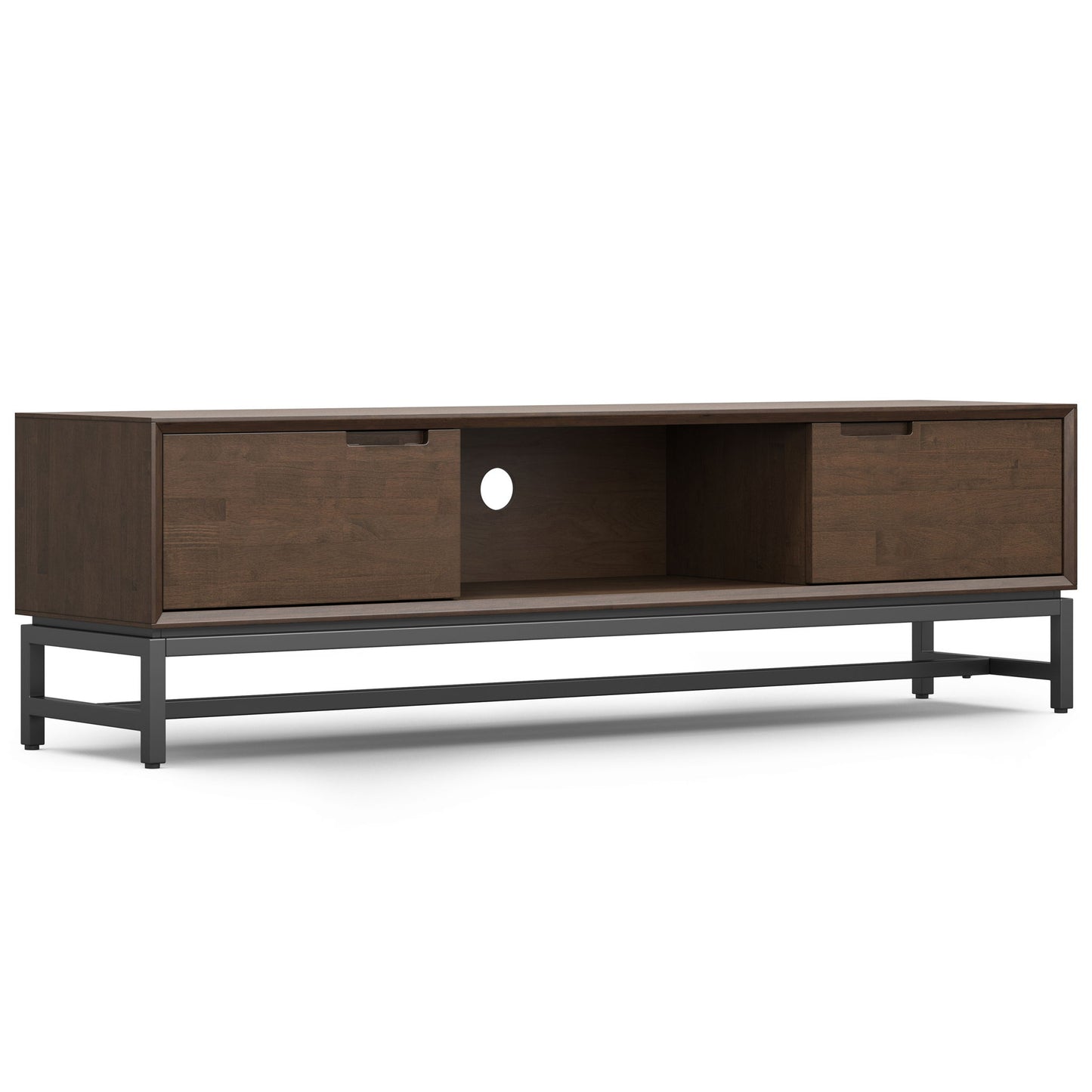 Banting - Mueble de TV bajo - Marrón nogal