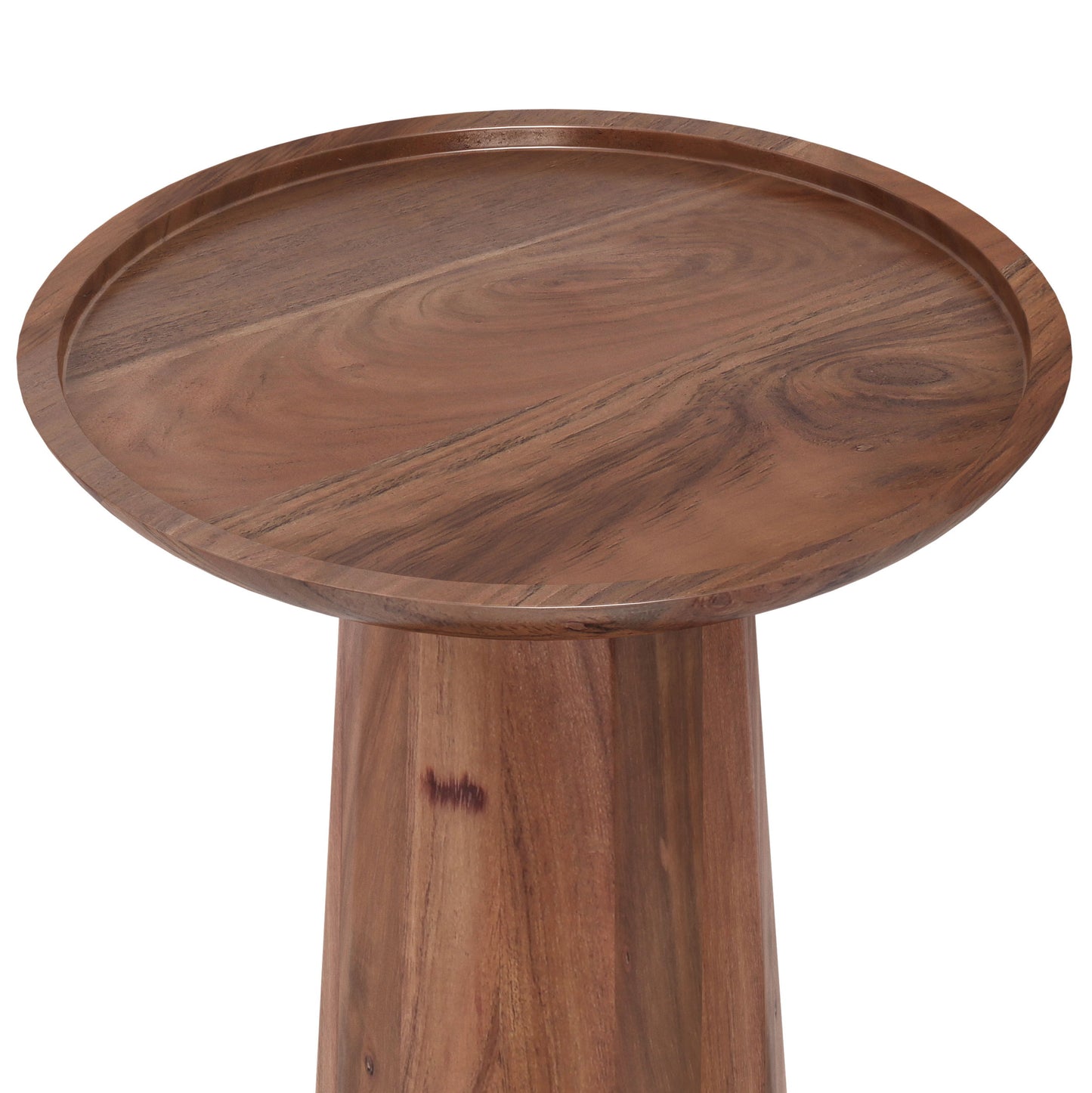 Dayton - Mesa auxiliar de madera hecha a mano