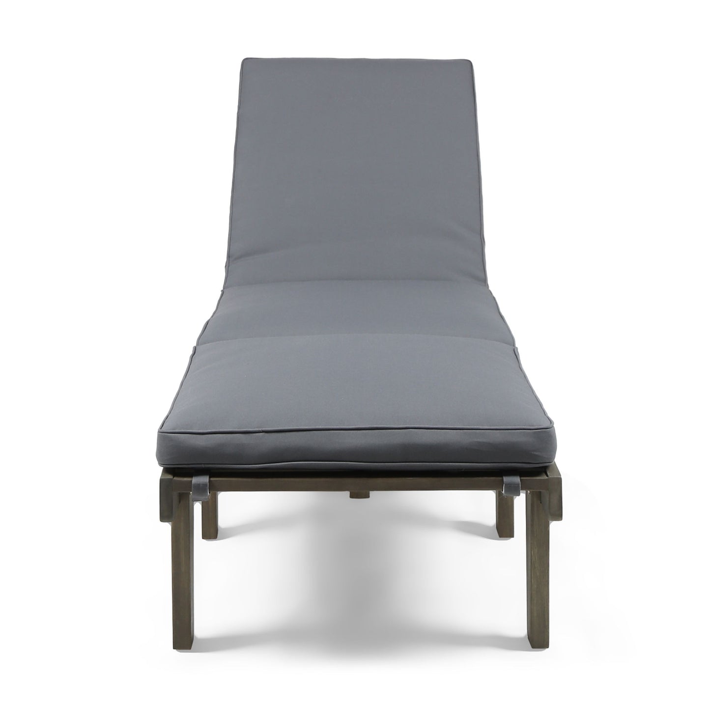 Ariana - Wood Chaise Lounge With Cushion