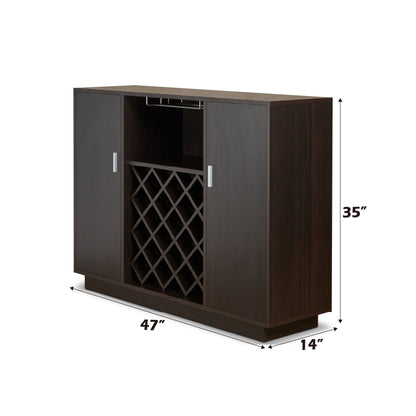 Hazen - Armario para vinos - Espresso