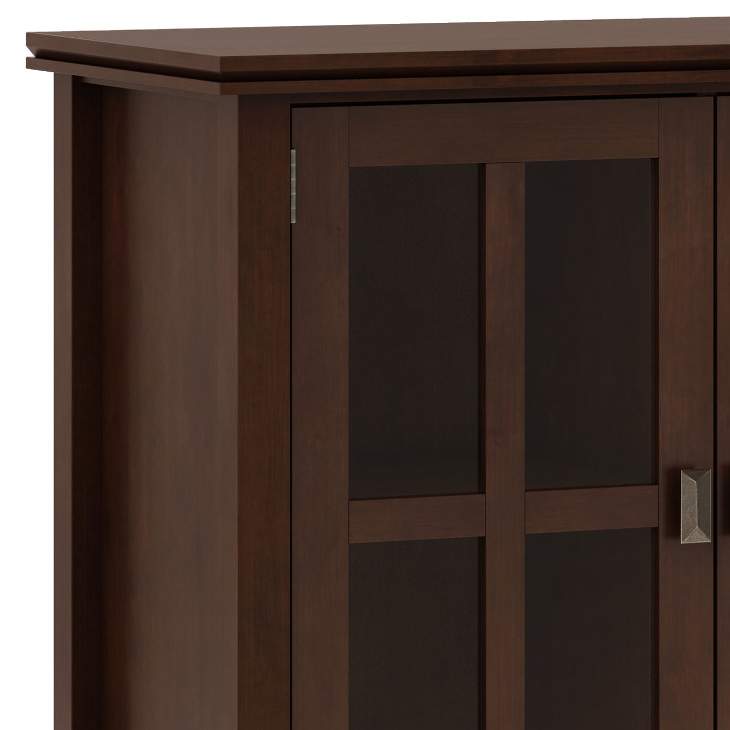 Artesano - Gabinete de almacenamiento ancho de 4 puertas hecho a mano