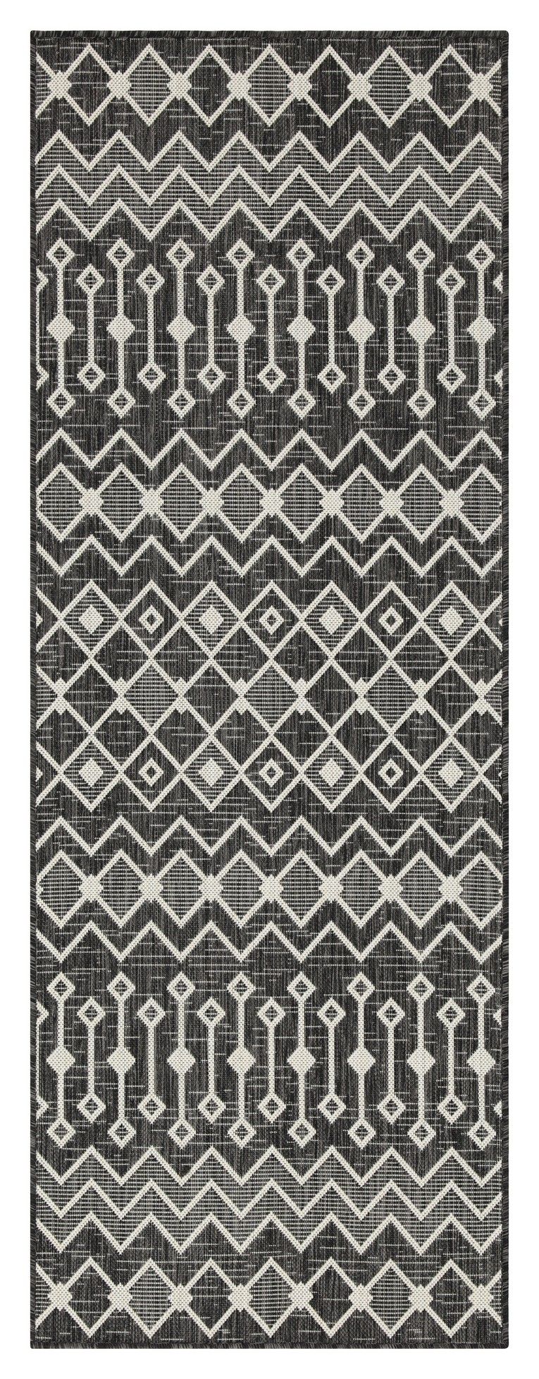 Sunshine - Alfombra de polipropileno para interior y exterior (2'7" x 7'3")
