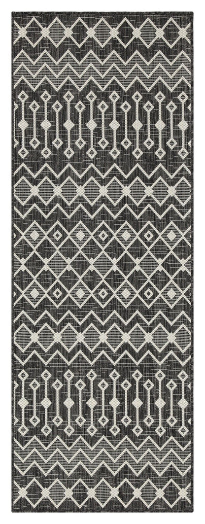 Sunshine - Alfombra de polipropileno para interior y exterior (2'7" x 7'3")
