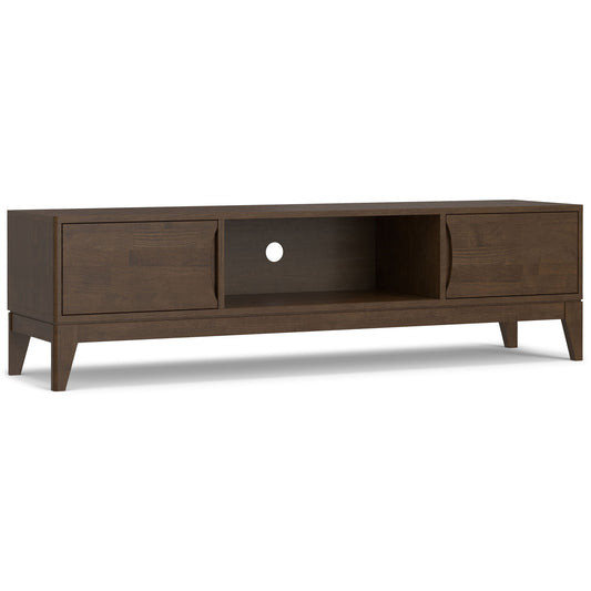 Harper - Mueble bajo para TV - Marrón nogal