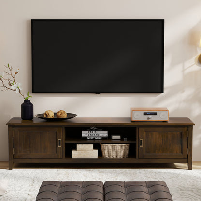 Burlington - Mueble bajo para TV - Caoba