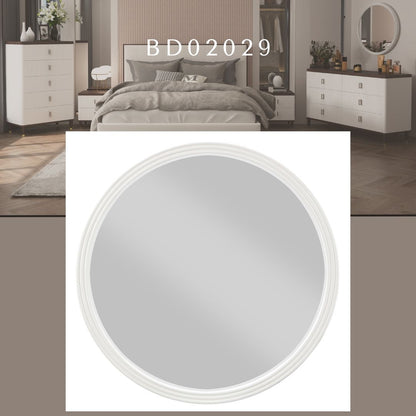 Carena - Espejo redondo - Gris